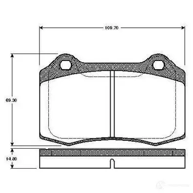 Тормозные колодки, комплект BOSCH 6016580 4047023034632 QWU 51G 0986tb2244