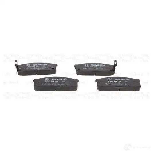 Тормозные колодки, комплект BOSCH 0986494534 342500 BP1455 2085 3 - Изображение 1