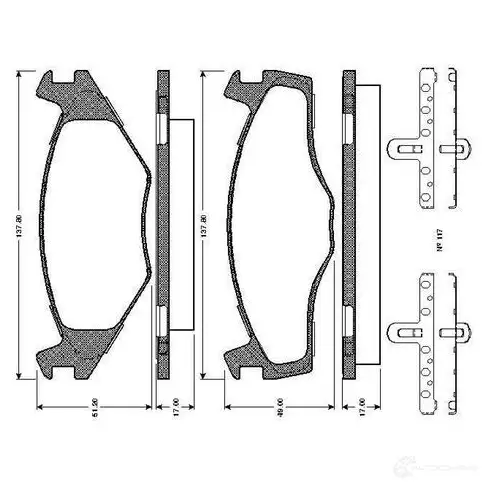 Тормозные колодки, комплект BOSCH 0986tb2091 4047023033109 6016254 A2SOOW C