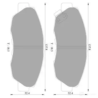 Тормозные колодки, комплект BOSCH 7345-D465 1193488548 214 97 0986ab2320
