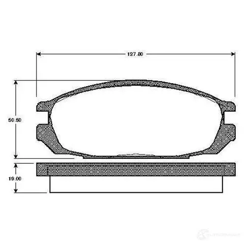 Тормозные колодки, комплект BOSCH 6015316 4047024111431 0986tb2616 IYMY LT