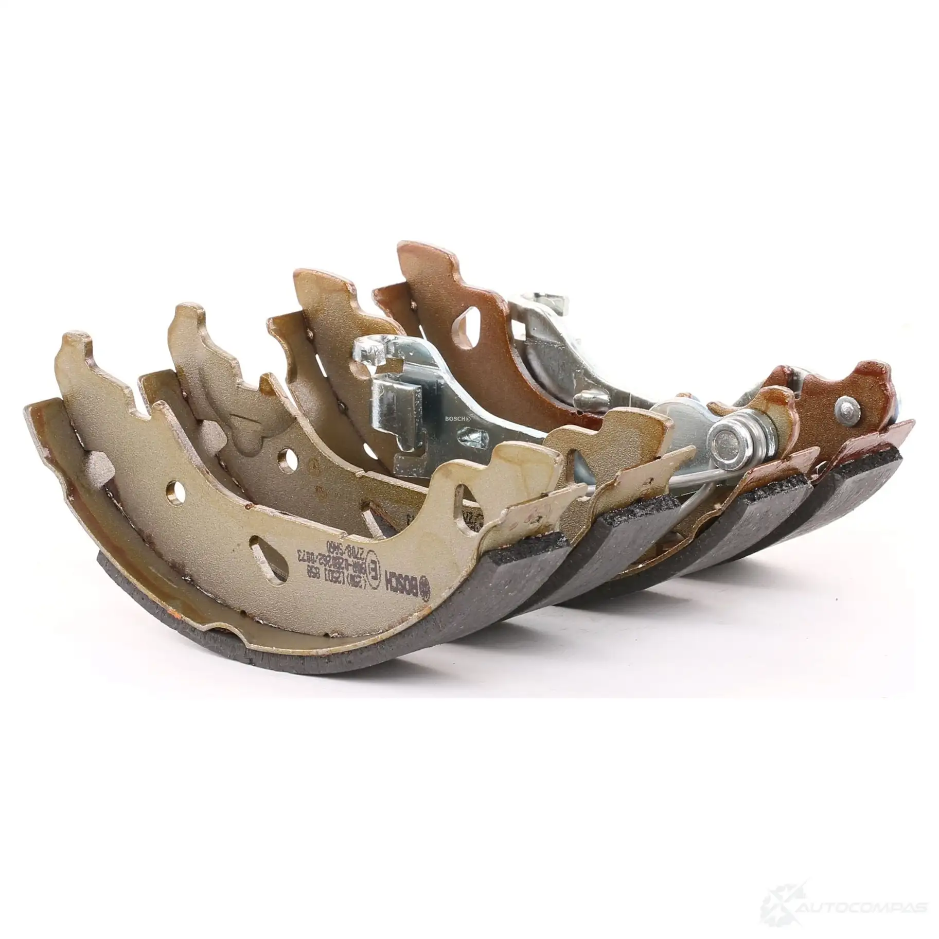 Барабанные тормозные колодки, комплект BOSCH 8KA8W 0986487596 341662 B S836 - Изображение 1