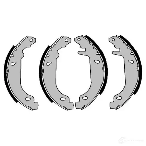 Барабанные тормозные колодки, комплект BOSCH BS45 22 1193528852 35XAL7F f026004272