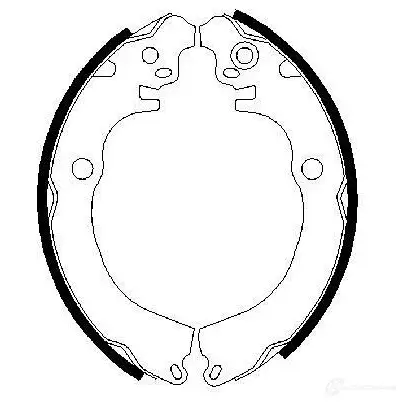 Барабанные тормозные колодки, комплект BOSCH 341592 BXIT4RX B S722 0986487472