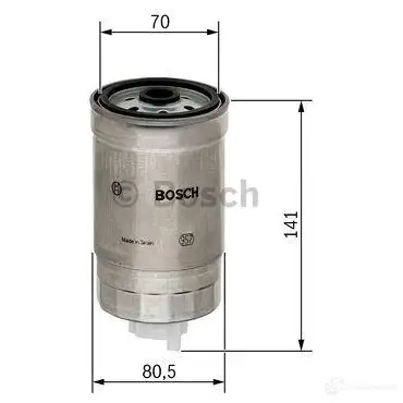 Топливный фильтр BOSCH CALAFU 349515 1457434511 N 4511 изображение 3