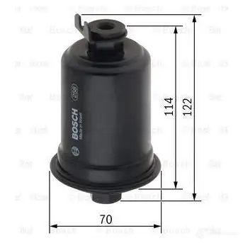 Топливный фильтр BOSCH 337595 IINF3I3 F 0110 0986450110 изображение 4