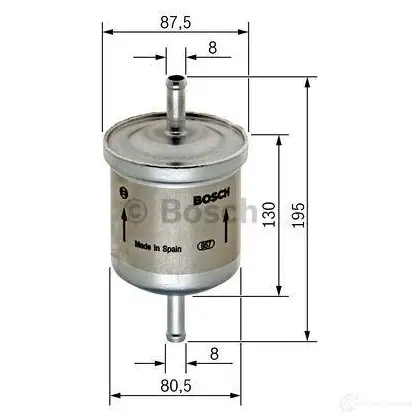 Топливный фильтр BOSCH 328955 F 5216 0450905216 71049 изображение 3