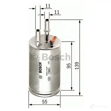 Топливный фильтр BOSCH VT1RHN f026403014 370489 F 3014 изображение 4