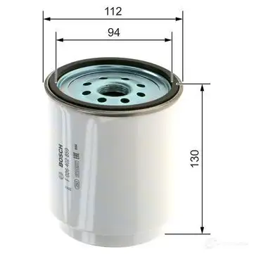 Топливный фильтр BOSCH H MTQF f026402859 1437240740 изображение 2