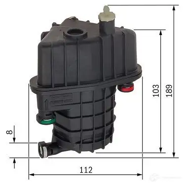 Топливный фильтр BOSCH 0450906473 329096 G 94 N 6473