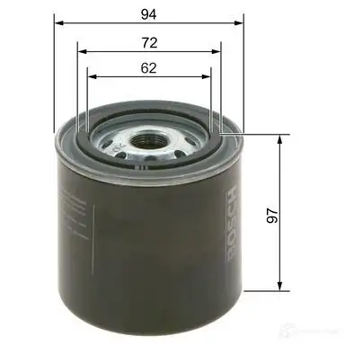 Топливный фильтр BOSCH 1437240772 09864b2040 ZE XF4 изображение 5
