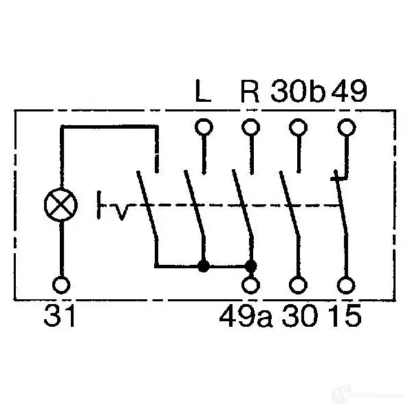 Кнопка аварийной сигнализации BOSCH 0340302008 324464 ZXU YVY 3165142864242 изображение 2