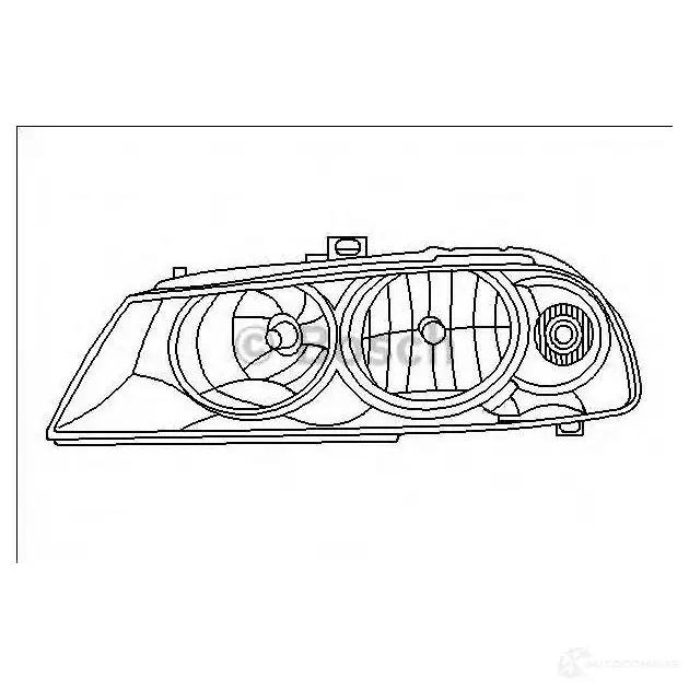 Фара BOSCH 322267 H alogen 0318131214 WL0NSMW