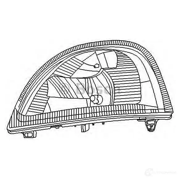 Фара BOSCH 322249 Hal ogen K3R110A 0318126214 изображение 0