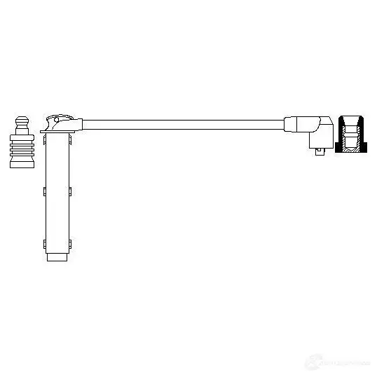 Высоковольтный провод зажигания BOSCH 335266 FE 70 XKE2391 0986356110