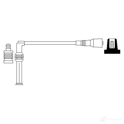 Высоковольтный провод зажигания BOSCH 0986356178 335322 WSVH3V QC 100