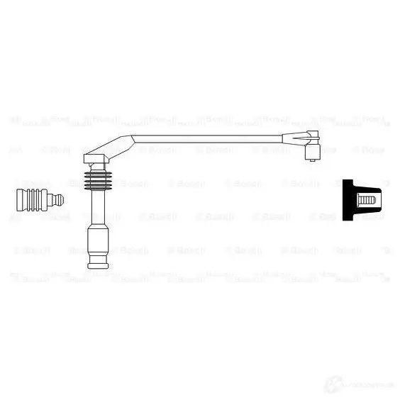 Высоковольтный провод зажигания BOSCH KSRQ6ZU Z 35 335380 0986356246 изображение 4
