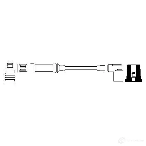 Высоковольтный провод зажигания BOSCH 324955 0356912901 O1XOF 36 BH