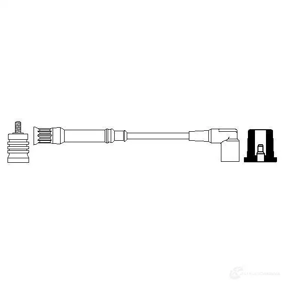 Высоковольтный провод зажигания BOSCH 0356912893 FD5PYO 63 BS 6013894