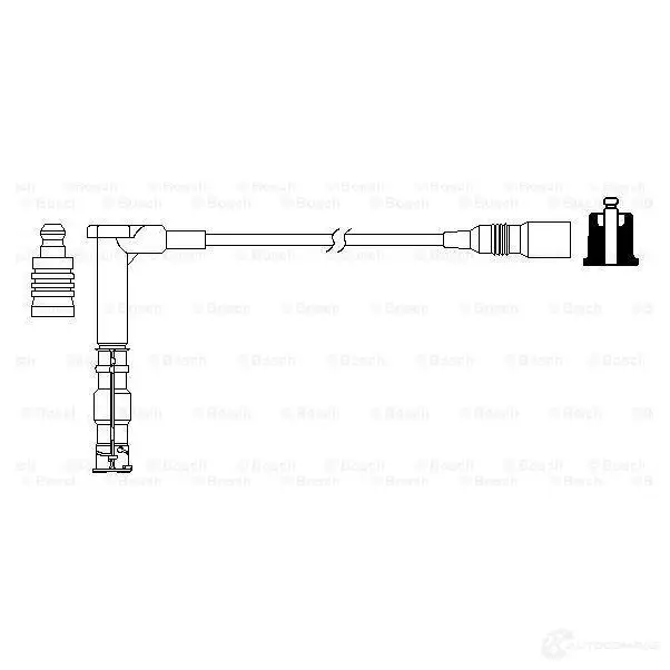 Высоковольтный провод зажигания BOSCH 7WHLX 30 MS 0986357708 335945 изображение 2