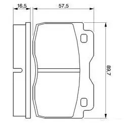 Рассеиватель заднего фонаря BOSCH 0318339203 322560 E3 52127 UZDPPTI