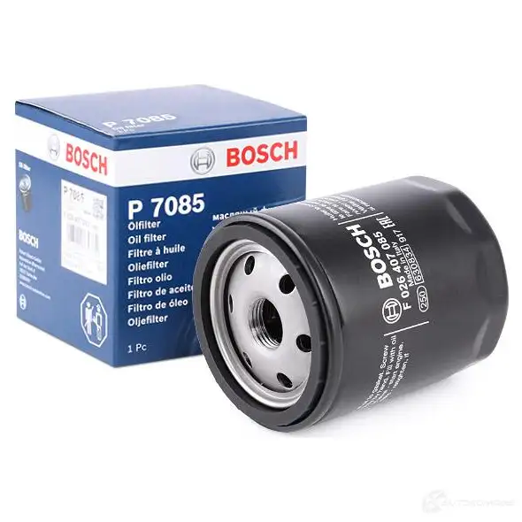 Масляный фильтр BOSCH LQOVC P 7085 370592 f026407085 изображение 1