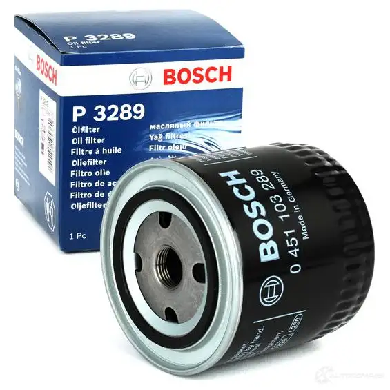 Масляный фильтр BOSCH 0451103289 329211 R96LGF P 3289 изображение 1