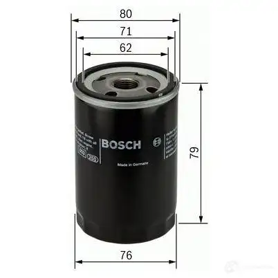 Масляный фильтр BOSCH 0451103349 P 3349 329246 OF-FIA-2 изображение 3