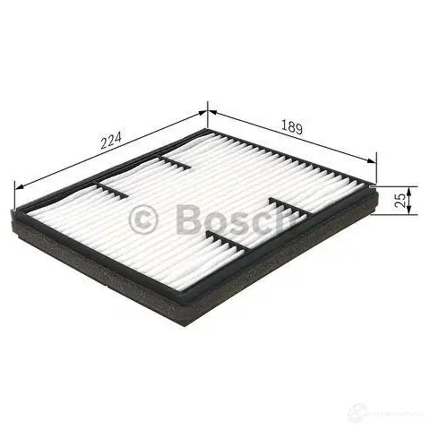 Салонный фильтр BOSCH 1987432223 M 2223 CHBGO6P 351126