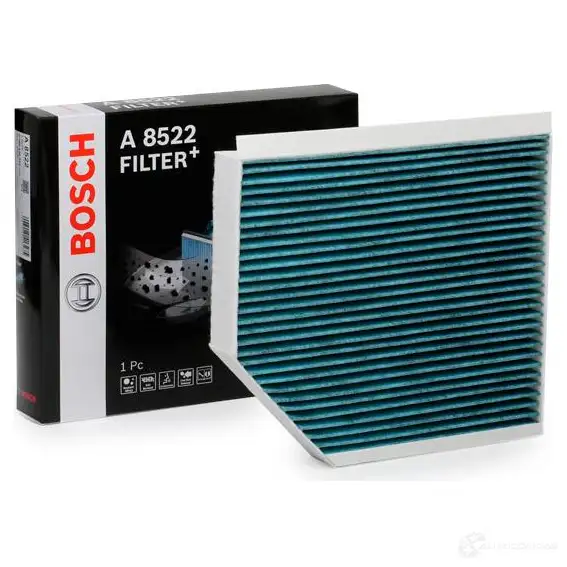 Салонный фильтр BOSCH 343553 A 8522 W9KPJ 0986628522 - Изображение 1