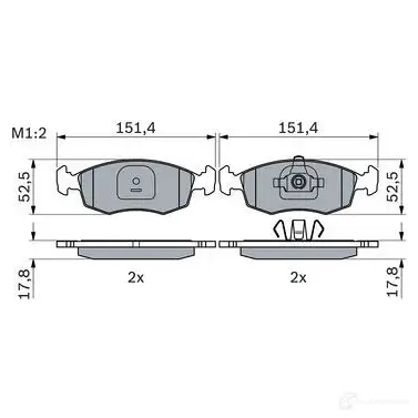 Задний фонарь BOSCH 322588 0318348103 3165141275292 TVKN 2UM изображение 0