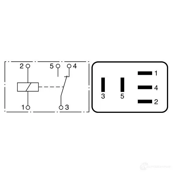 Реле BOSCH V23074-A4 001-X71 0986332020 334824 4RWTAW - Изображение 1