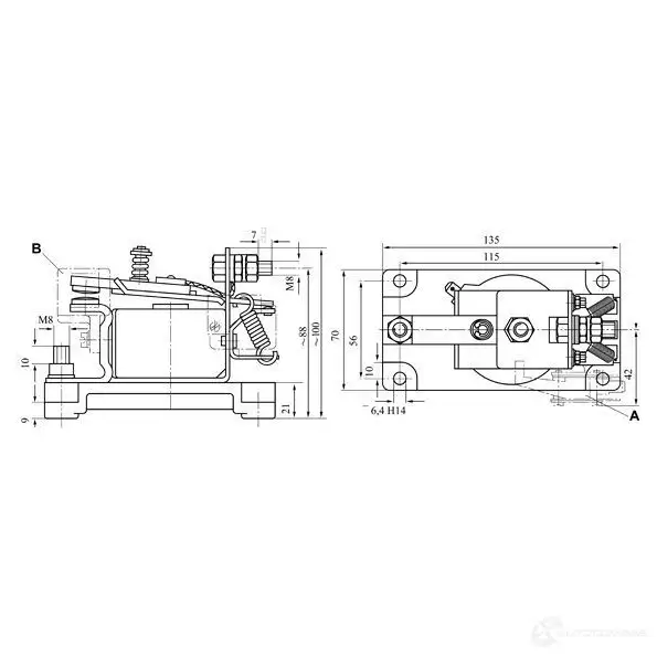 Реле BOSCH 0333200010 0RWGMCP PR0 10 324310 - Изображение 1