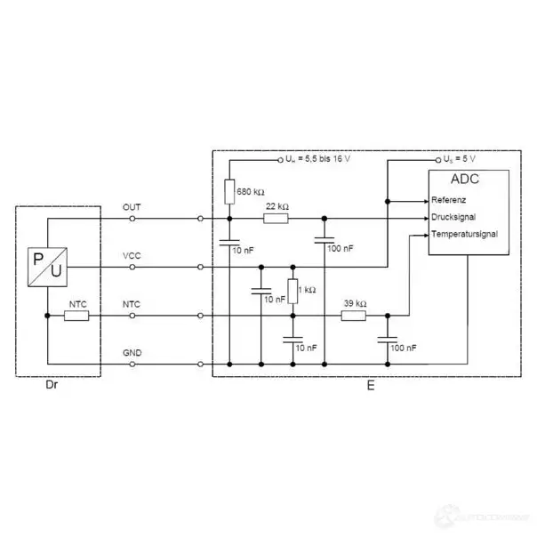 Датчик BOSCH FGIQ4O 0261230275 1423137479 DS-K-TF 50 - 600 KPA изображение 0