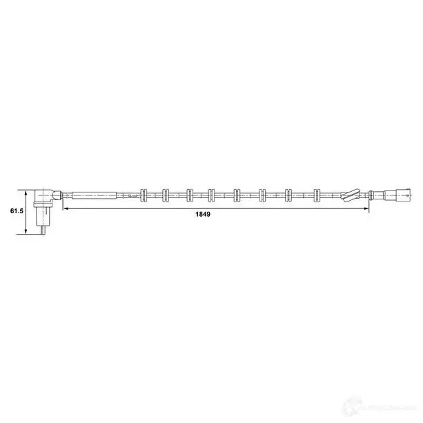 Датчик АБС BOSCH DF 6 WS6170 0265006170 315031