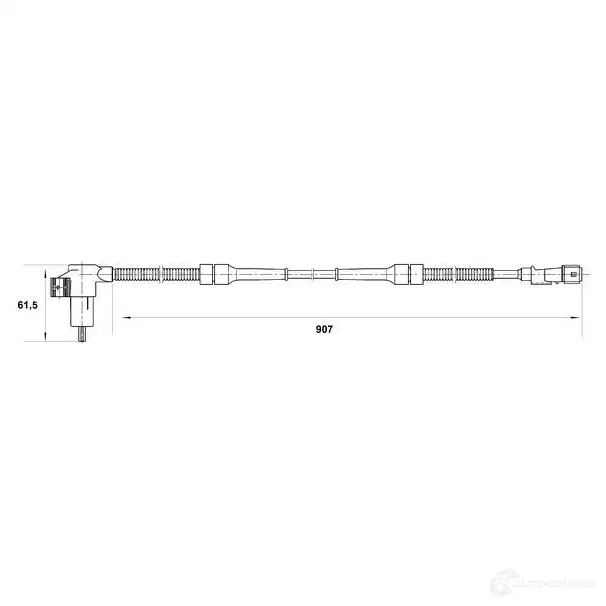 Датчик АБС BOSCH WS6504 DF 6 0265006504 315169