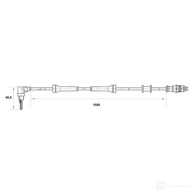 Датчик АБС BOSCH 315279 DF 10 WS7035 0265007035