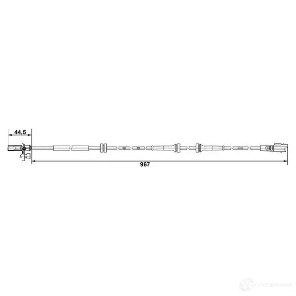 Датчик АБС BOSCH DF 11 JX4C9HM 315463 0265007789
