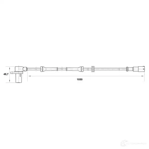 Датчик АБС BOSCH CKYUZQ 0265006414 315148 DF 6