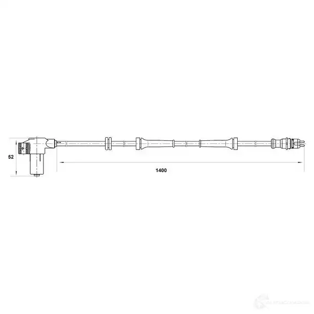 Датчик АБС BOSCH DF 6 WS6427 0265006427 315152