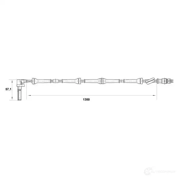 Датчик АБС BOSCH 0265007021 WS7021 315270 DF 10