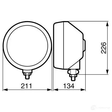 Прожектор BOSCH 1423141690 Navigator Halogen ECE farblos 77EQU 0986310526 изображение 3