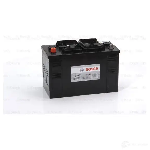 Аккумулятор 90 ач прямая 540 а 12 в 345x172x236 BOSCH 590 041 054 12V 90AH 540A 304421 0092T30310 - Изображение 1