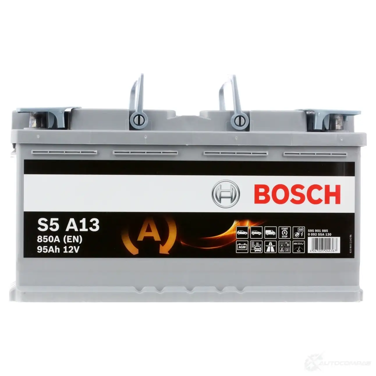 Аккумулятор 95 ач обратная 850 а 12 в agm start-stop agm 353x175x190 BOSCH  S5 A13 0092S5A130 304361 12V 850A 95AH | Автокомпас