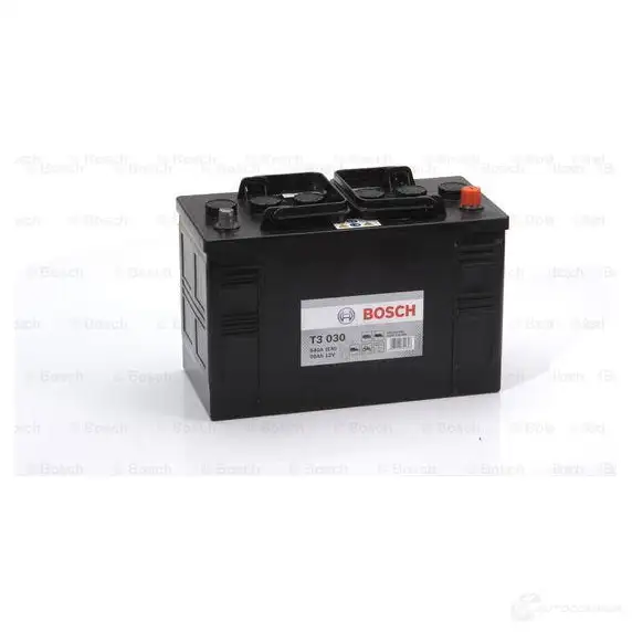 Аккумулятор 90 ач 540 а 12 в кальциевый [ca/ca] 346x172x236 BOSCH 0092T30300 304419 590 040 054 12V 90AH 540A - Изображение 1