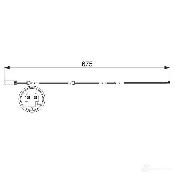 Датчик износа тормозных колодок BOSCH 351514 A P844 1987473516 VLI4JE4