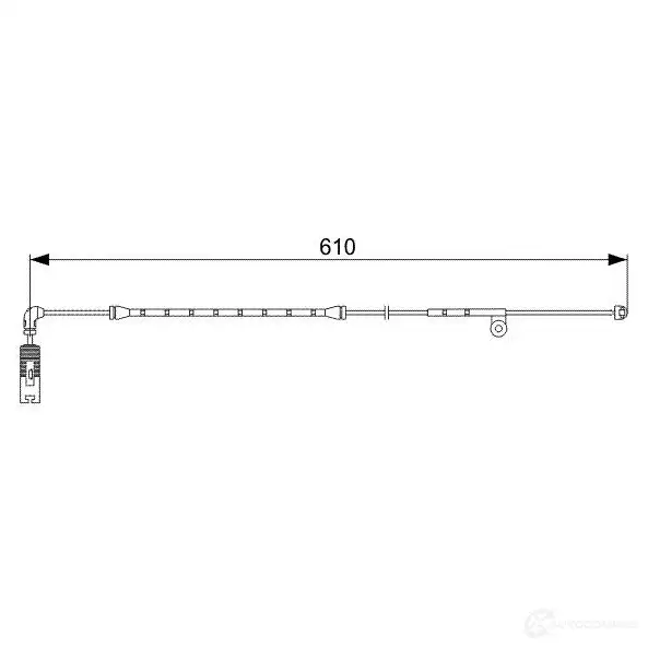 Датчик износа тормозных колодок BOSCH 1987473047 A P319 PQ0WK 351481