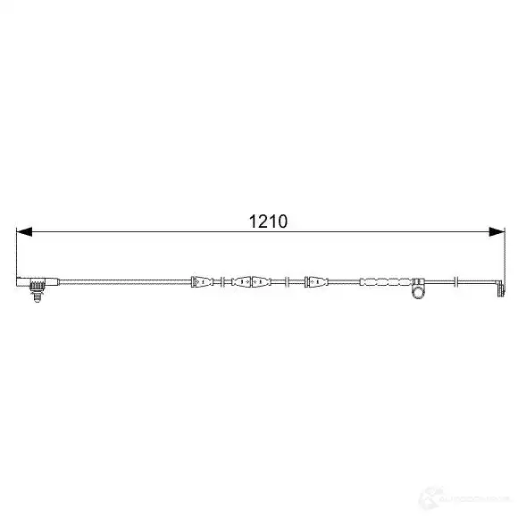 Датчик износа тормозных колодок BOSCH G9OBY1 351488 AP 326 1987473054