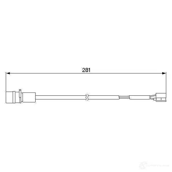 Датчик износа тормозных колодок BOSCH 1987474924 352204 AP18 2 ETMRW3L