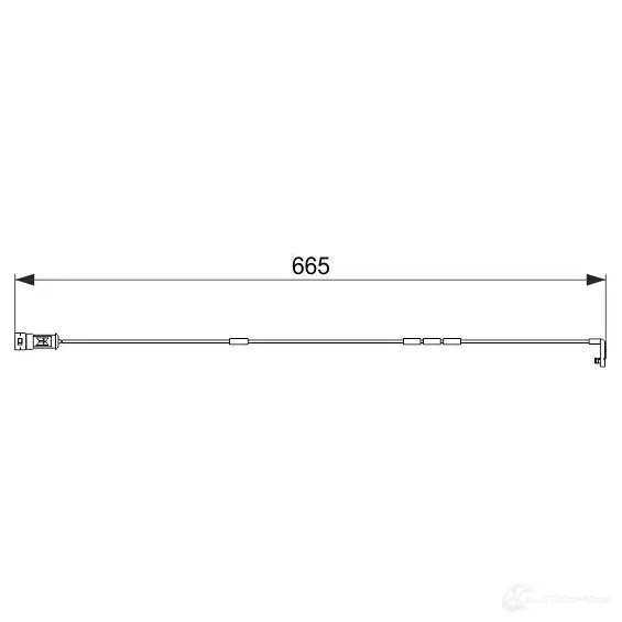 Датчик износа тормозных колодок BOSCH 1987474579 AP1 79 351988 ZAHFPA